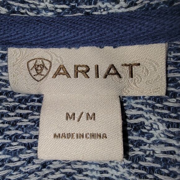 Ariat Chino Southwest Print Full Zip Hoodie Sweatshirt Size Medium - Picture 7 of 8